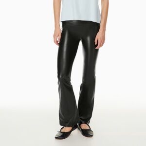 Aritzia Wilfred Free Daria Flare Pant Leather SMALL